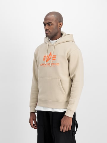 ALPHA INDUSTRIES Sweatshirt i beige