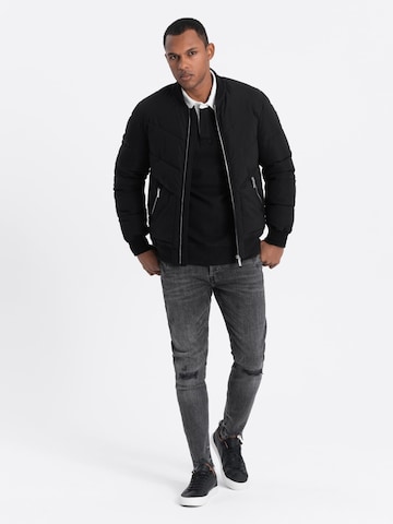 Ombre Tussenjas 'OM-JALP-0143' in Zwart