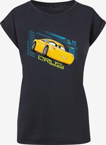 ABSOLUTE CULT T-Shirt 'Cars - Cruz Ramirez' in Blau: predná strana