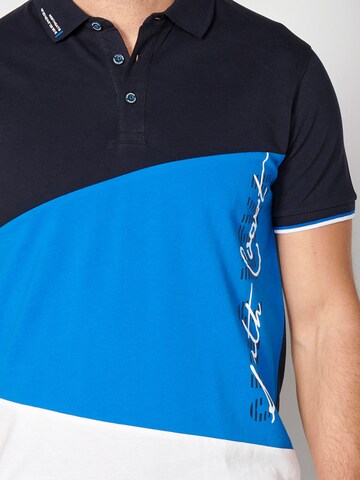 KOROSHI Poloshirt in Blau