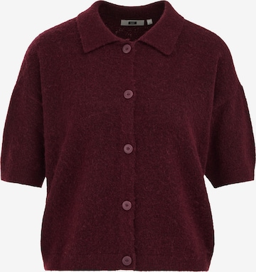 raudona WE Fashion Kardiganas: priekis