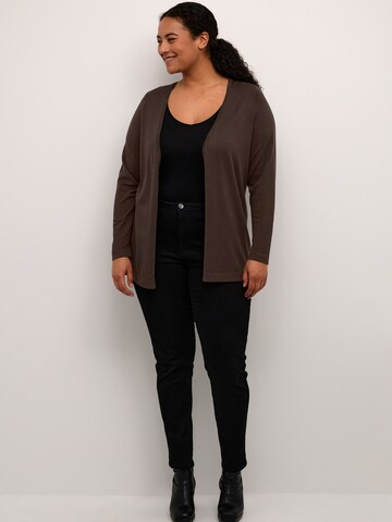 Cardigan 'Farsia' KAFFE CURVE en marron