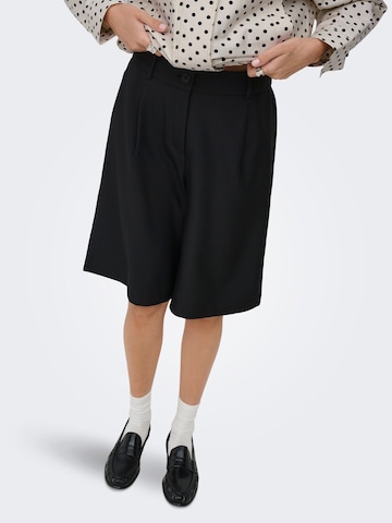 ONLY - Pierna ancha Pantalón plisado 'ONLLinda' en negro