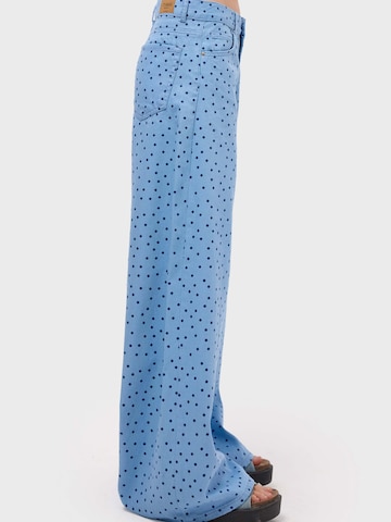 Wide Leg Jean 'POLKA PALAZZO LOW RISE JEANS' IT'S BASIC en bleu