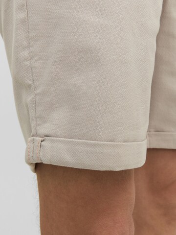 JACK & JONES - Regular Calças chino 'Fury' em cinzento