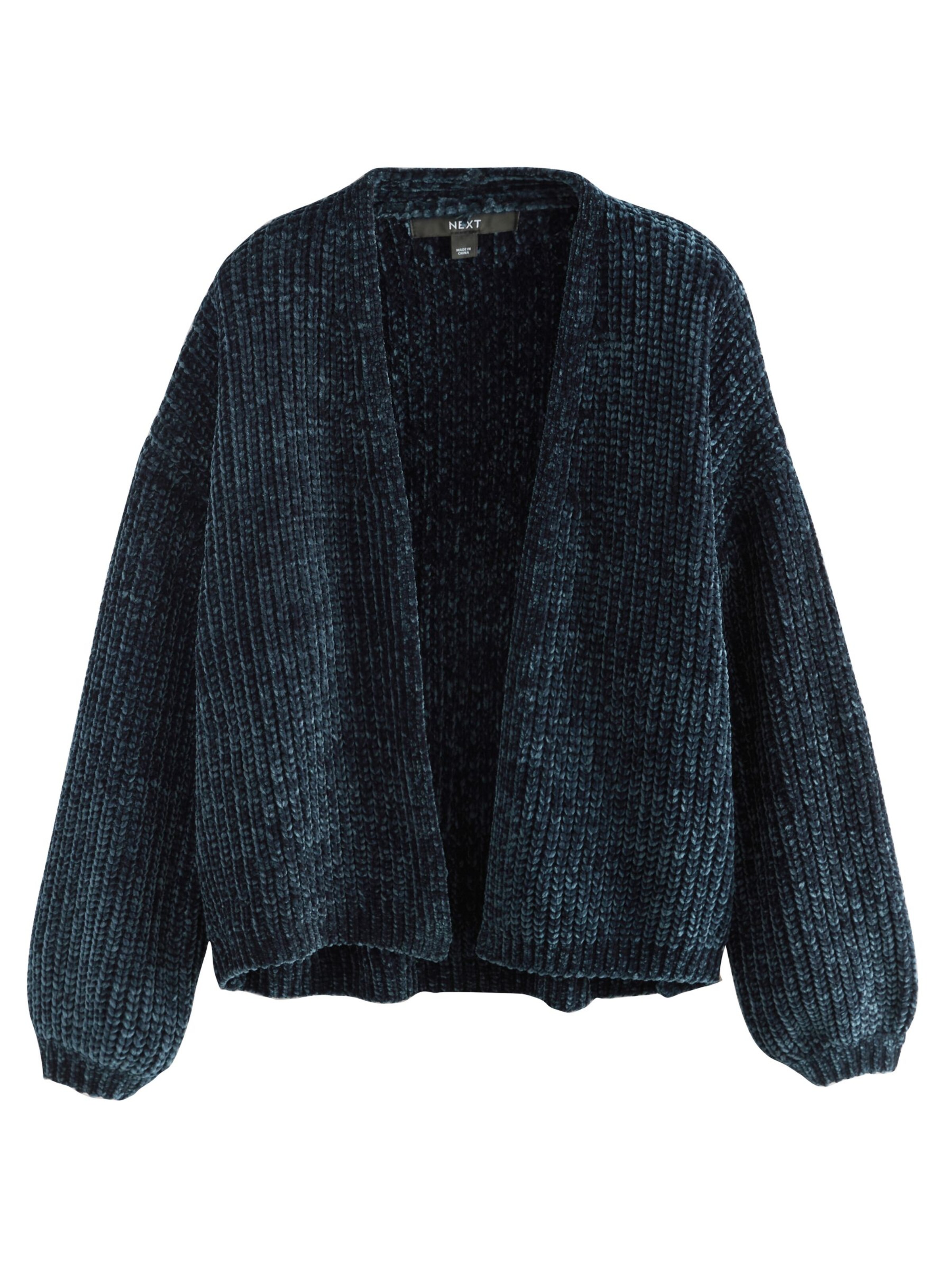 Next Strickjacke in Blau: Vorderseite