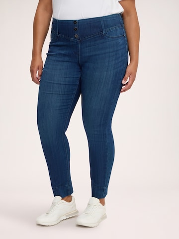 Fiorella Rubino Skinny Jeans in Blauw: voorkant