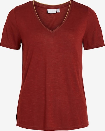 VILA Shirt 'NOEL' in Red: front