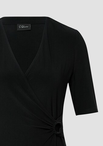 s.Oliver BLACK LABEL Kleid in Schwarz