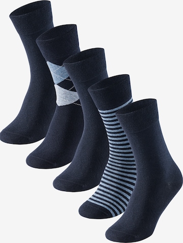 Chaussettes 'Bluebird' SCHIESSER en bleu : devant