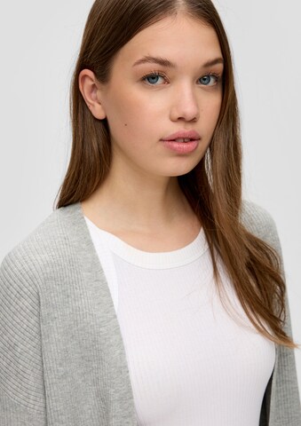 QS Strickjacke in Grau