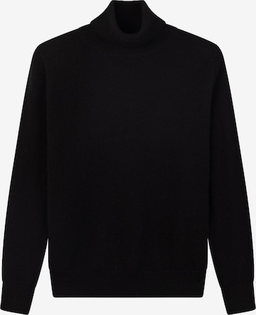 GOBI Cashmere - Jersey 'Women's Timeless Cashmere Turtleneck Sweater' en negro: frente