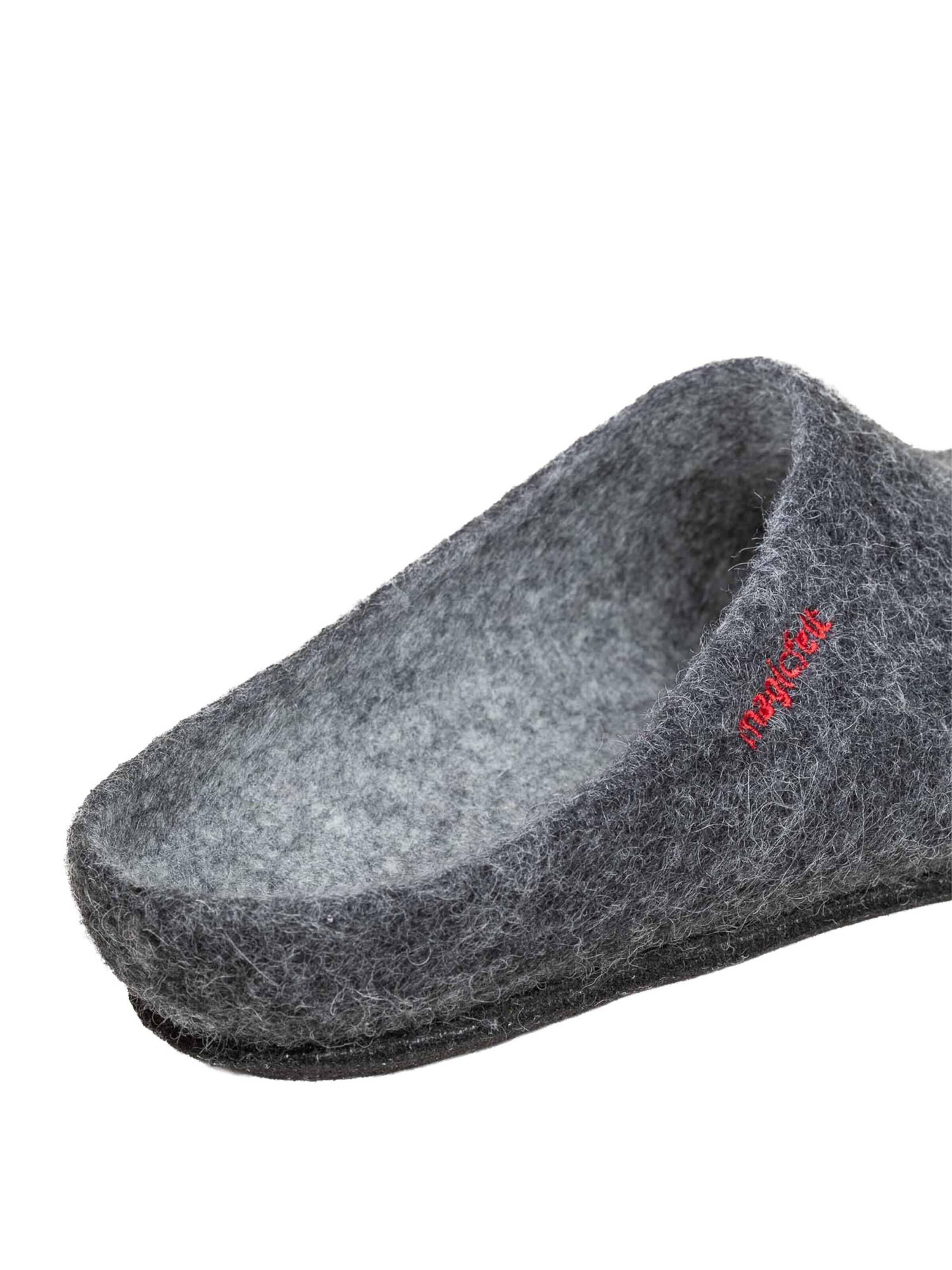 MagicFelt Slipper 'Magifelt' in Grey
