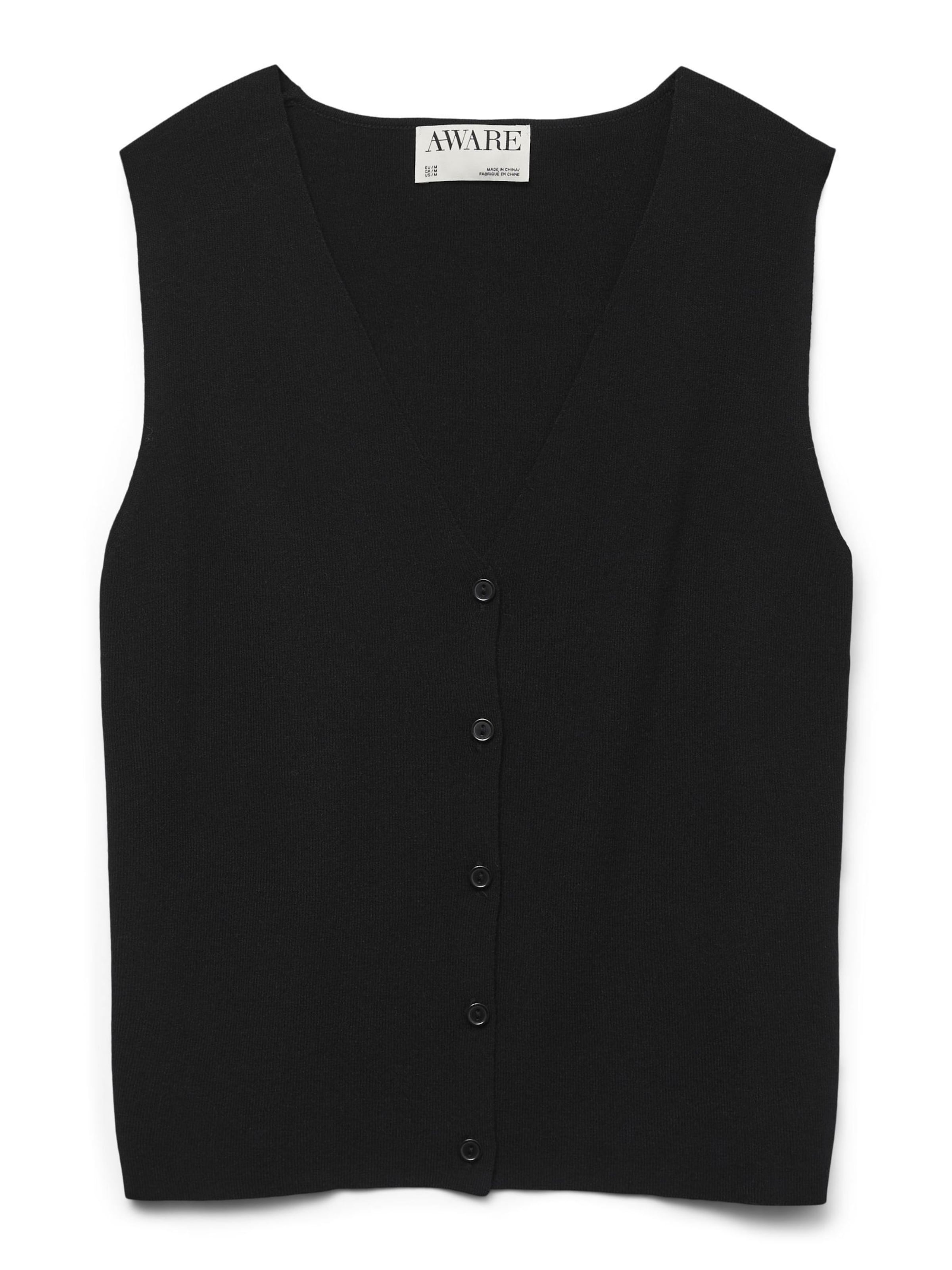 VERO MODA Vest 'VMSimone' i sort: forside