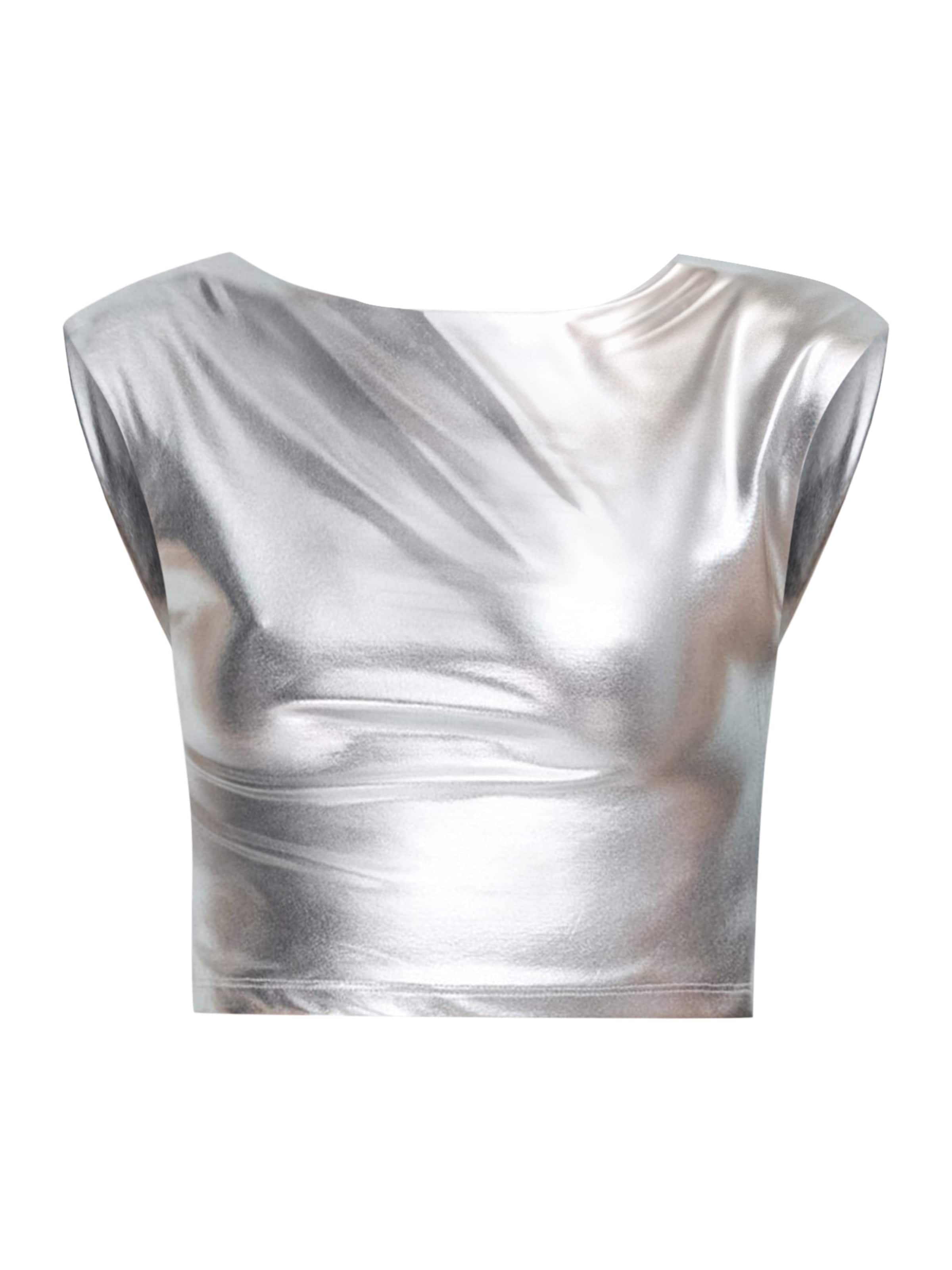 No Matter What Shirt in Zilver: voorkant