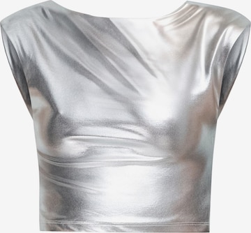 No Matter What T-Shirt in Silber: Vorderseite