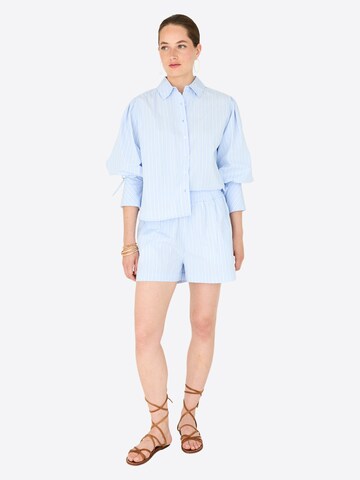 Bellamy Gallery Blouse 'Himari' in Blue