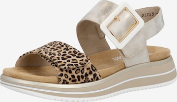 REMONTE Sandale in Beige: Vorderseite