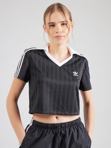 ADIDAS ORIGINALS - Camiseta en negro: frente