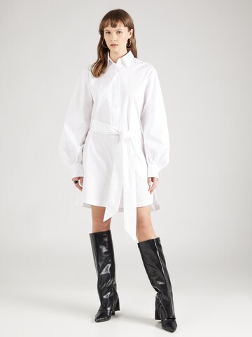 Robe-chemise 'Kaisanna' HUGO en blanc : devant