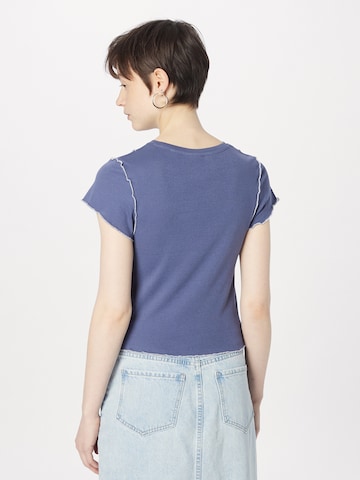 LEVI'S ® Тениска 'Inside Out Seamed Tee' в синьо