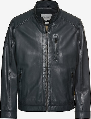 CAMEL ACTIVE Lederjacke in Blau: Vorderseite