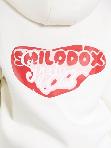Smilodox Sportief sweatshirt 'Riva' in Beige