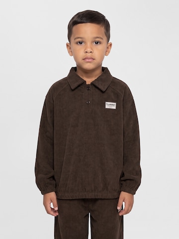 Hummel Shirt in Bruin: voorkant