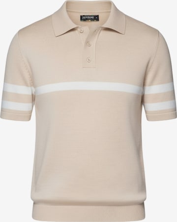 Ombre Shirt in Beige: front