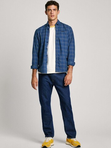 Pepe Jeans Regular Fit Hemd 'Alan' in Blau