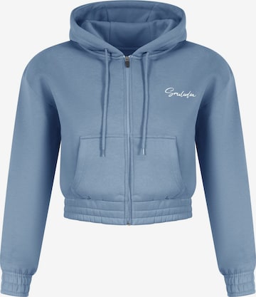 Smilodox Sweatjacke 'Eleen' in Blau: predná strana