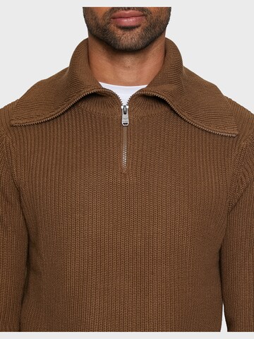 Threadbare Pullover 'Francis' in Braun