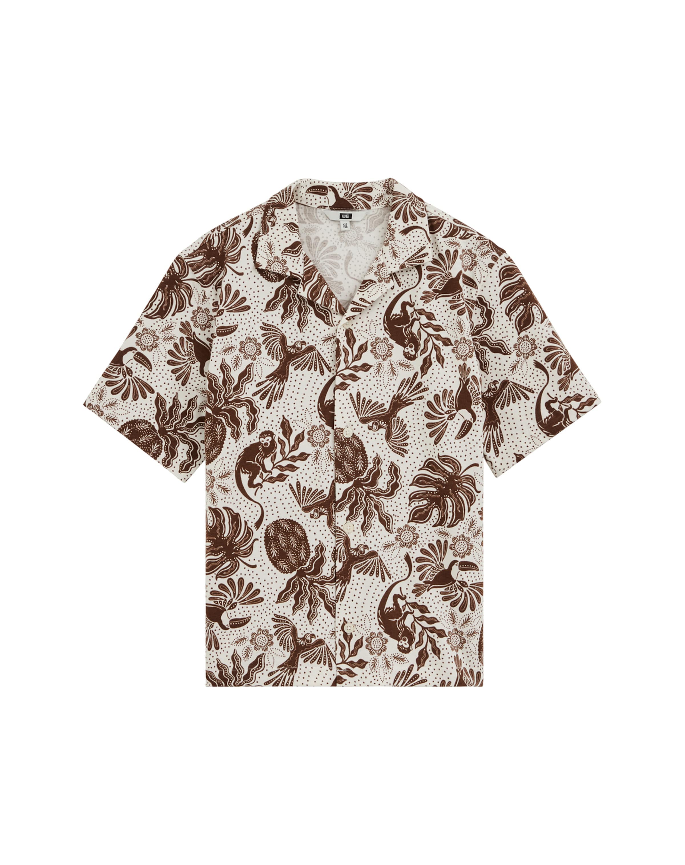 WE Fashion Regular fit Overhemd in Wit: voorkant