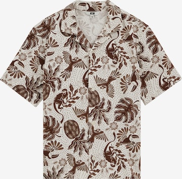 WE Fashion Regular Fit Paita värissä valkoinen: etupuoli