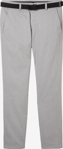 TOM TAILOR DENIM Slim fit Chino Pants in Grey: front