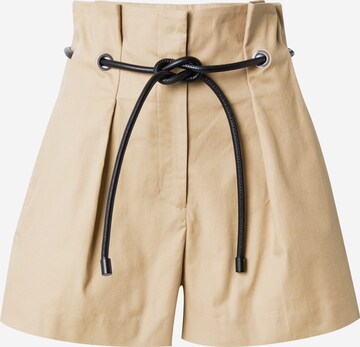 3.1 Phillip Lim Regular Shorts in Grün: predná strana