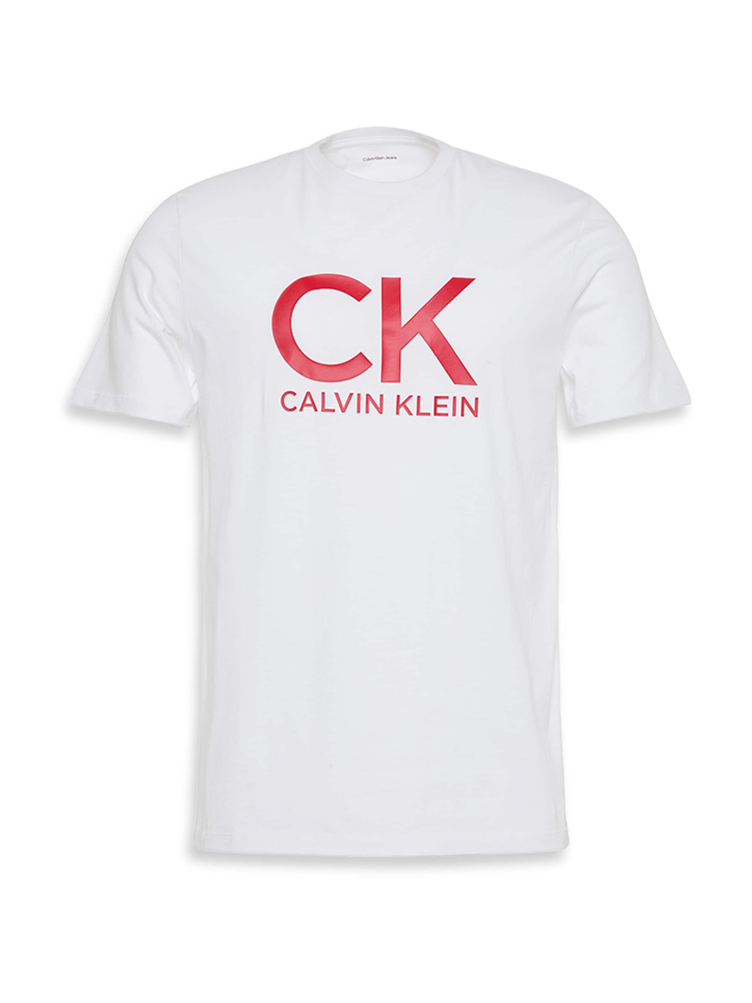 Calvin Klein Jeans - Camiseta en blanco: frente