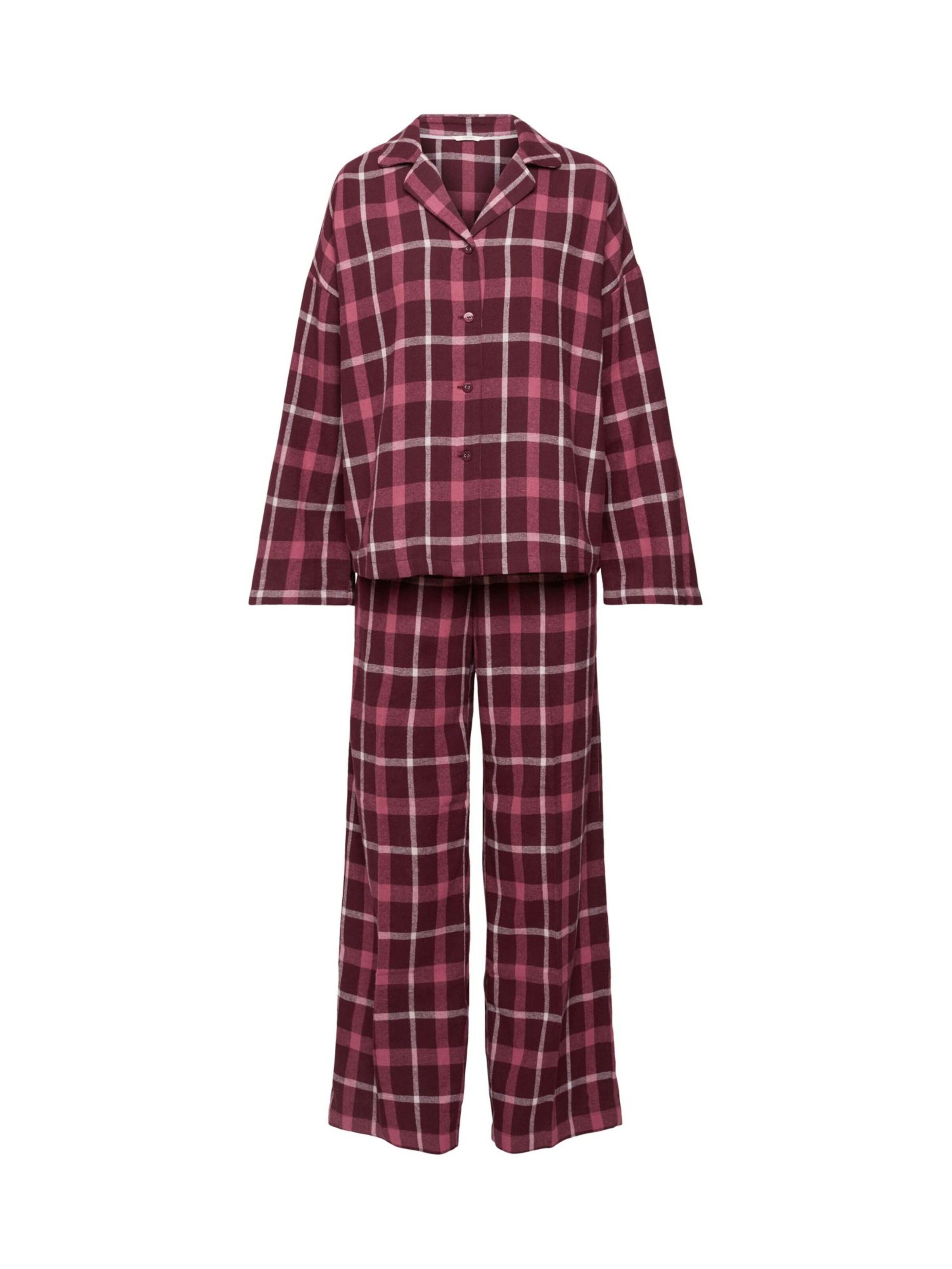 Pyjama ESPRIT en Violet Baie ABOUT YOU