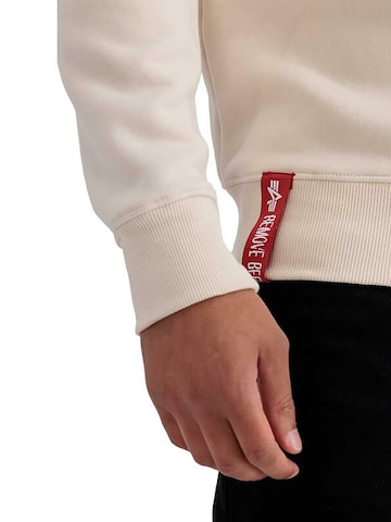 ALPHA INDUSTRIES Sweatshirt in White
