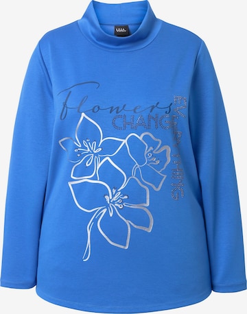 mėlyna Ulla Popken Megztinis be užsegimo: priekis