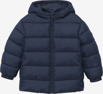 MANGO KIDS Winter Jacket 'America' in Blue: front