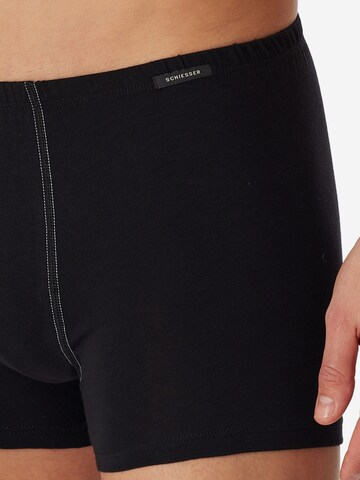 SCHIESSER Boxershorts 'Cotton Essentials'‌‌‌‌‌‌‌ in Schwarz