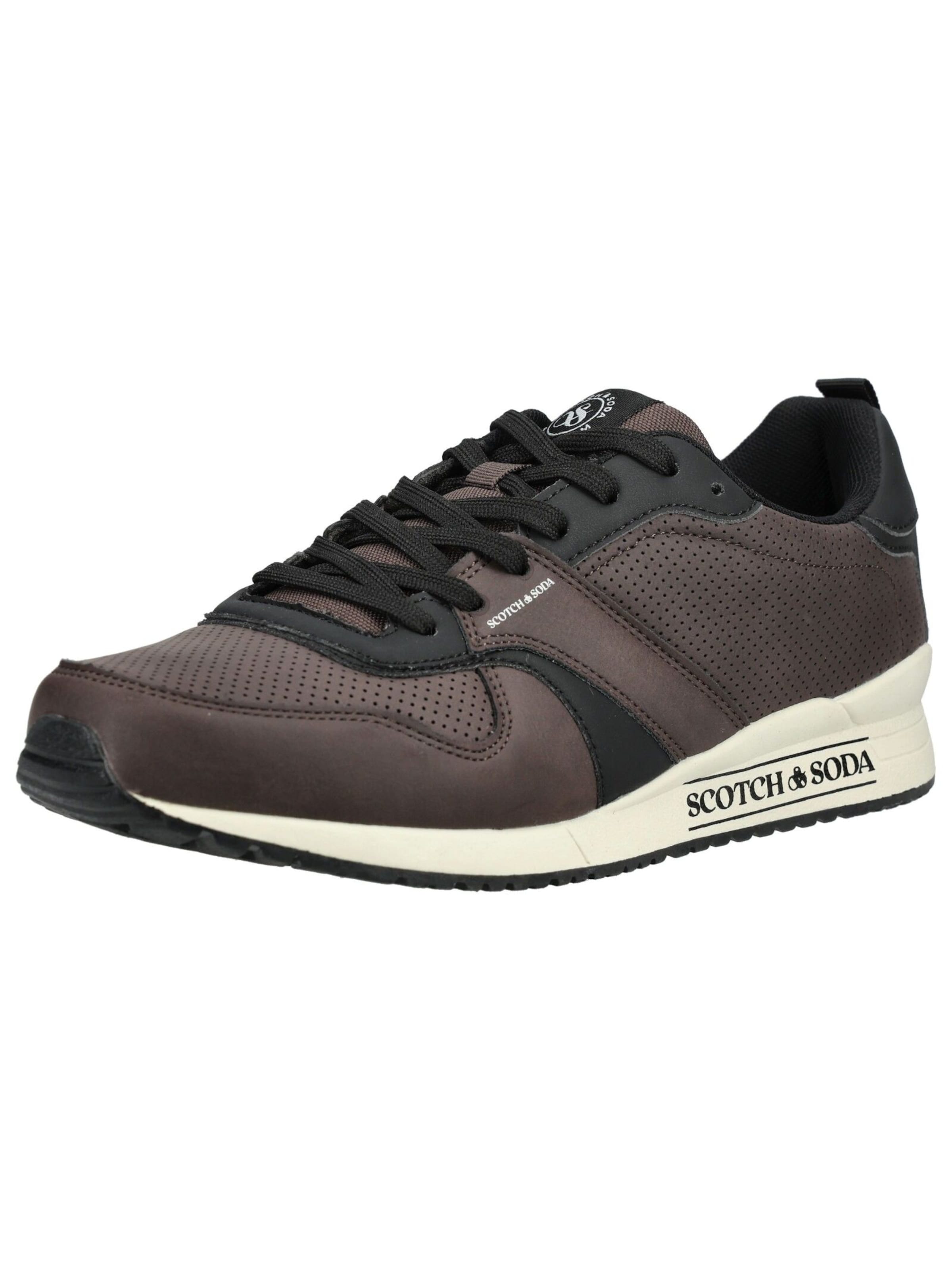 SCOTCH & SODA Sneakers in Brown: front