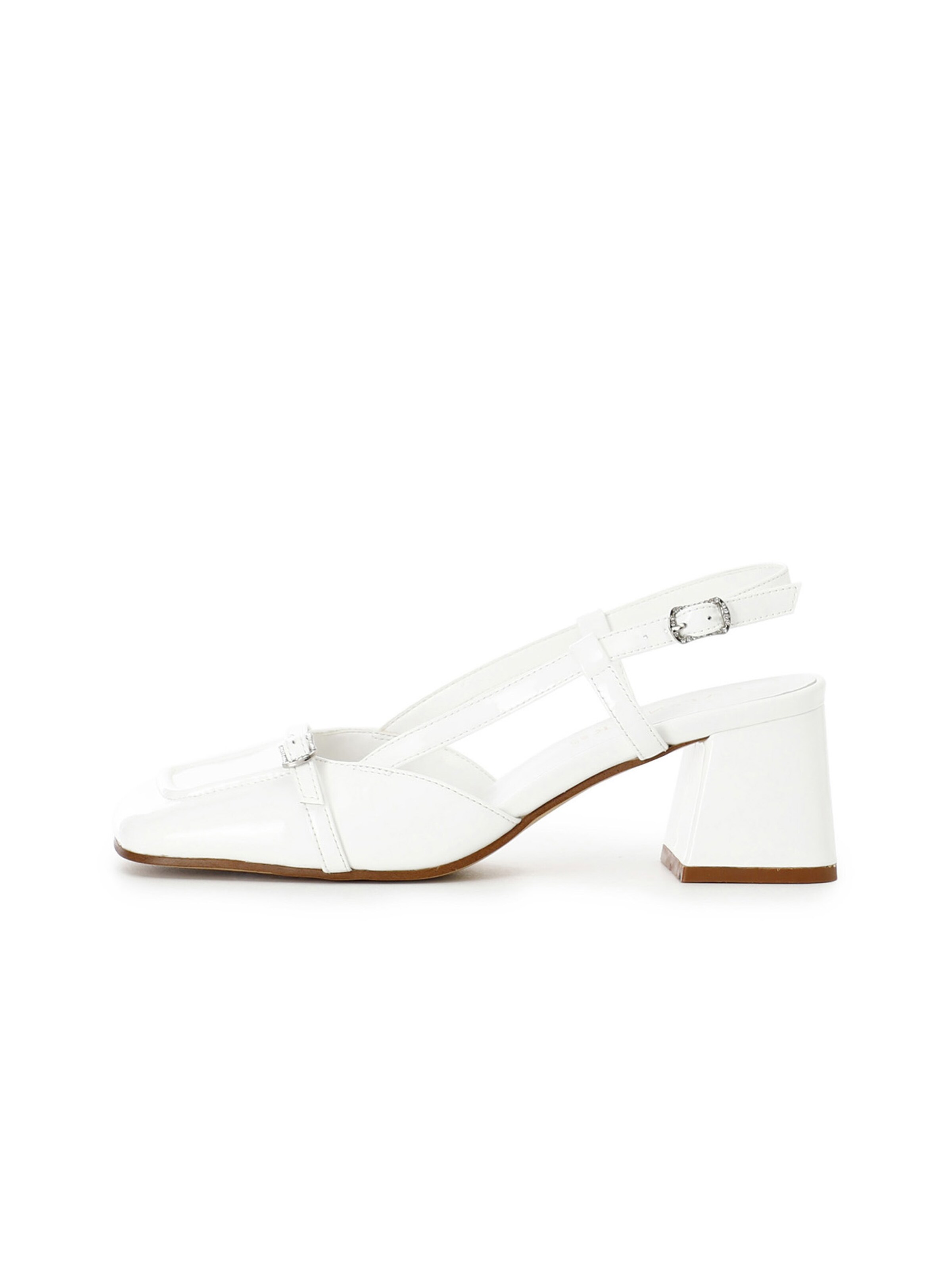 Décolleté sling di CAFè NOIR in bianco