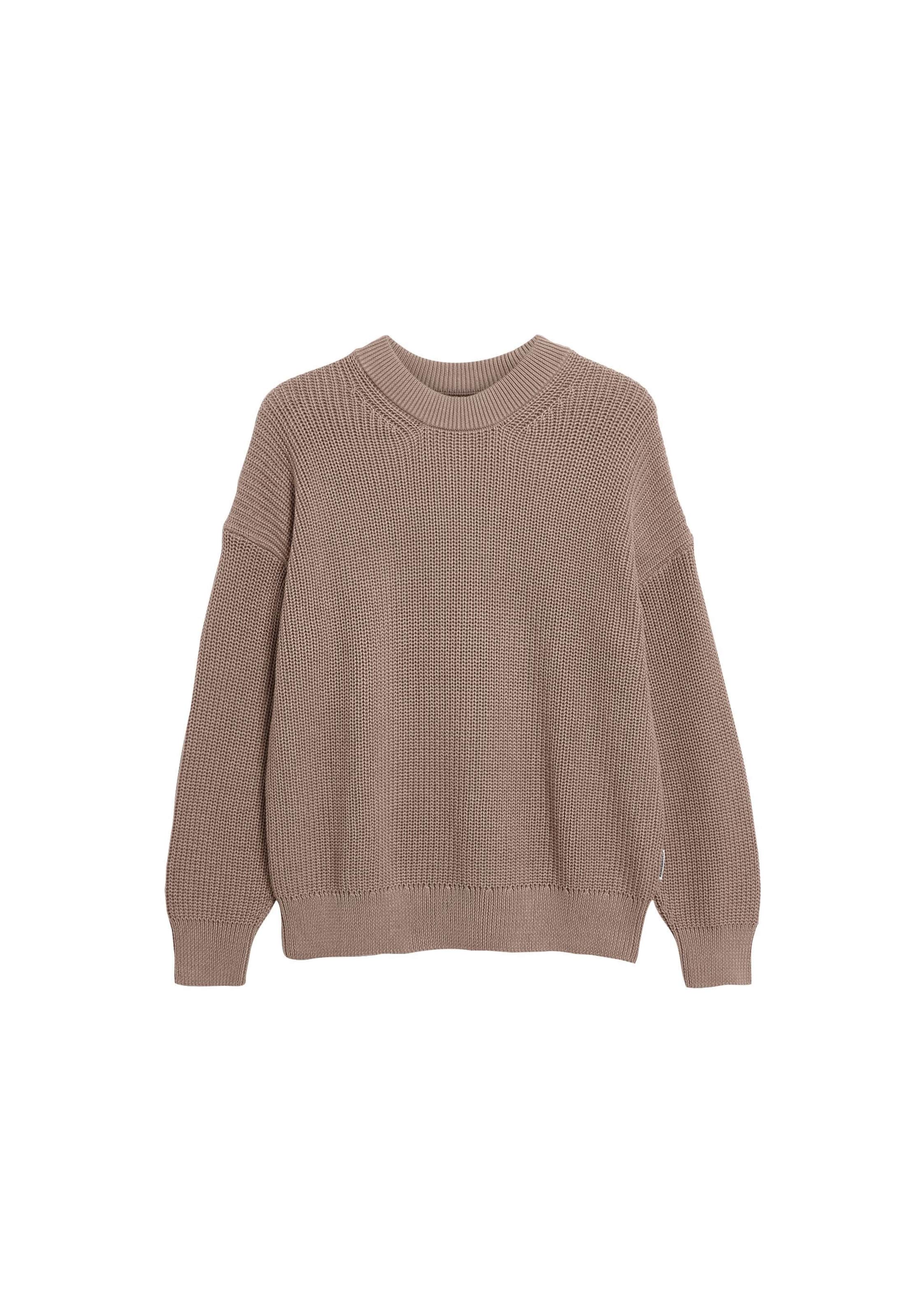ARMEDANGELS Strickpullover VANISÉ in Braun: Vorderseite