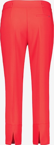 TAIFUN Regular Pleated Pants in Red