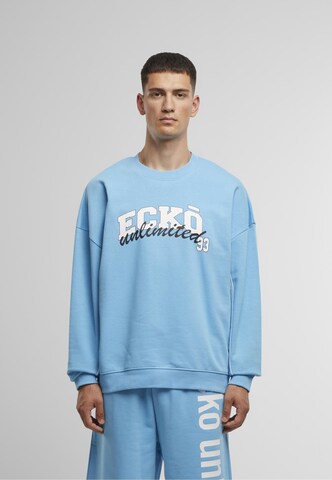 Ecko Unlimited Sweatshirt 'Skyhook' in Blue: front