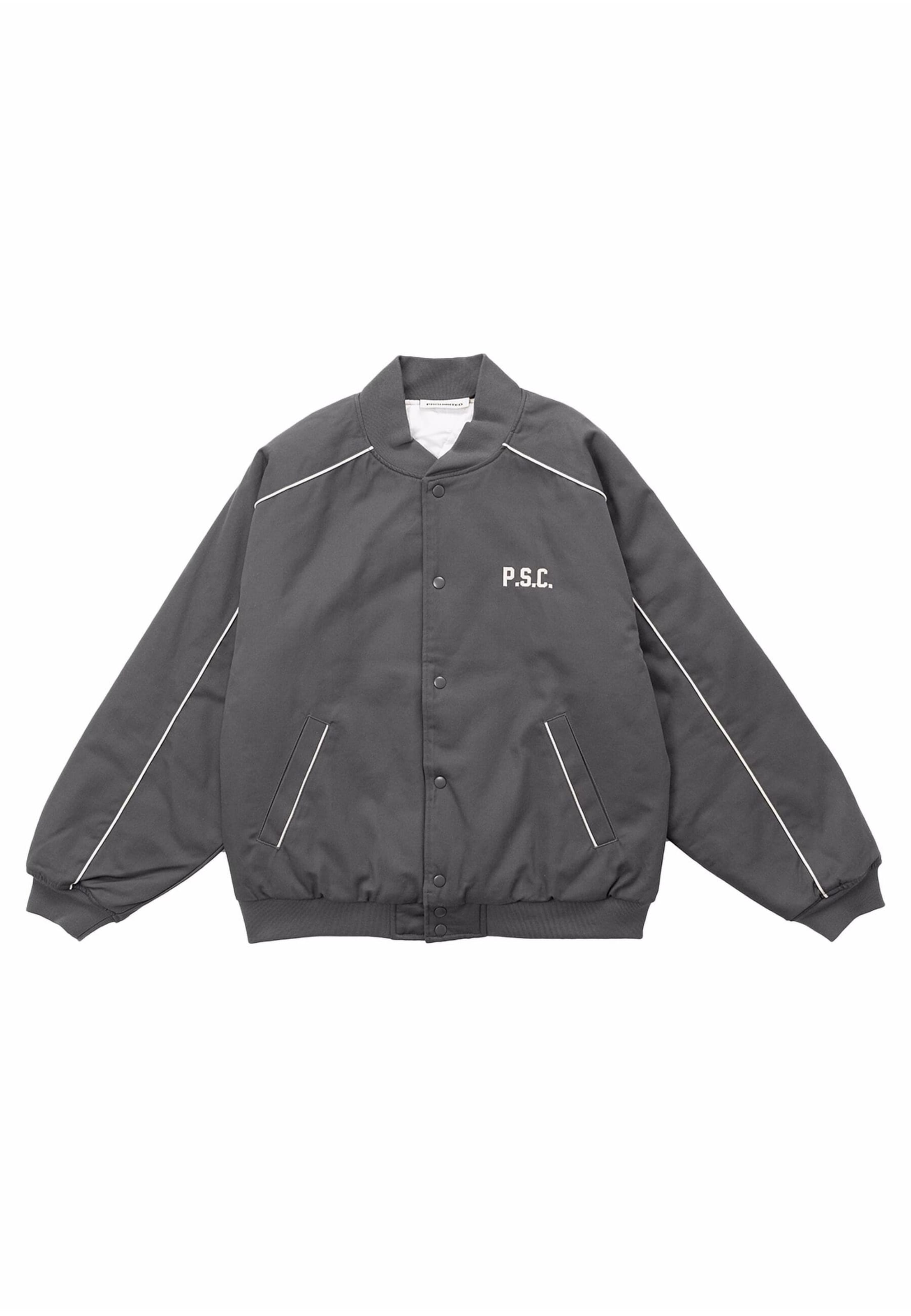 Prohibited Tussenjas 'SC Stadium' in Grijs: voorkant