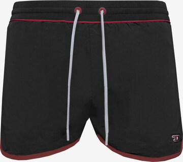 DIESEL Board Shorts ' JESPER ' in Black: front