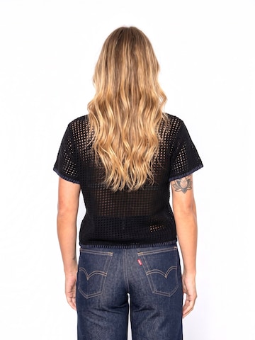 Giacchetta 'Pilar Crochet SS Cardigan Black' di Obey in nero